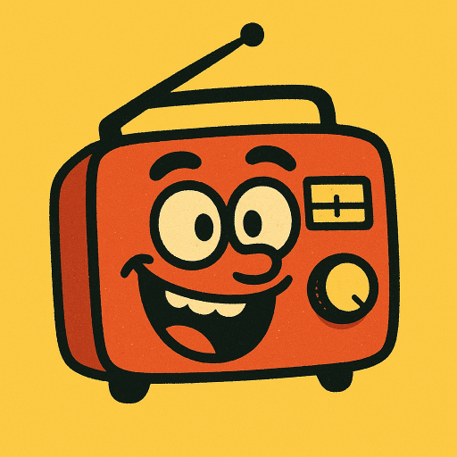 Cartoon Radio Illustration